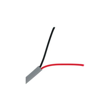 Cable Wholesale Security/Alarm Wire, Gray, 22/2 22AWG 2 Conductor, Stranded, CMR / In-wall rated, Pullbox, 1000ft 10K4-02212SH